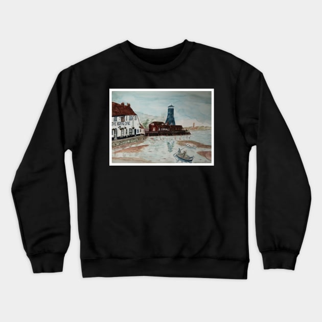 The Royal Oak Pub and old Mill Langston Crewneck Sweatshirt by Rec Affect Band Merch